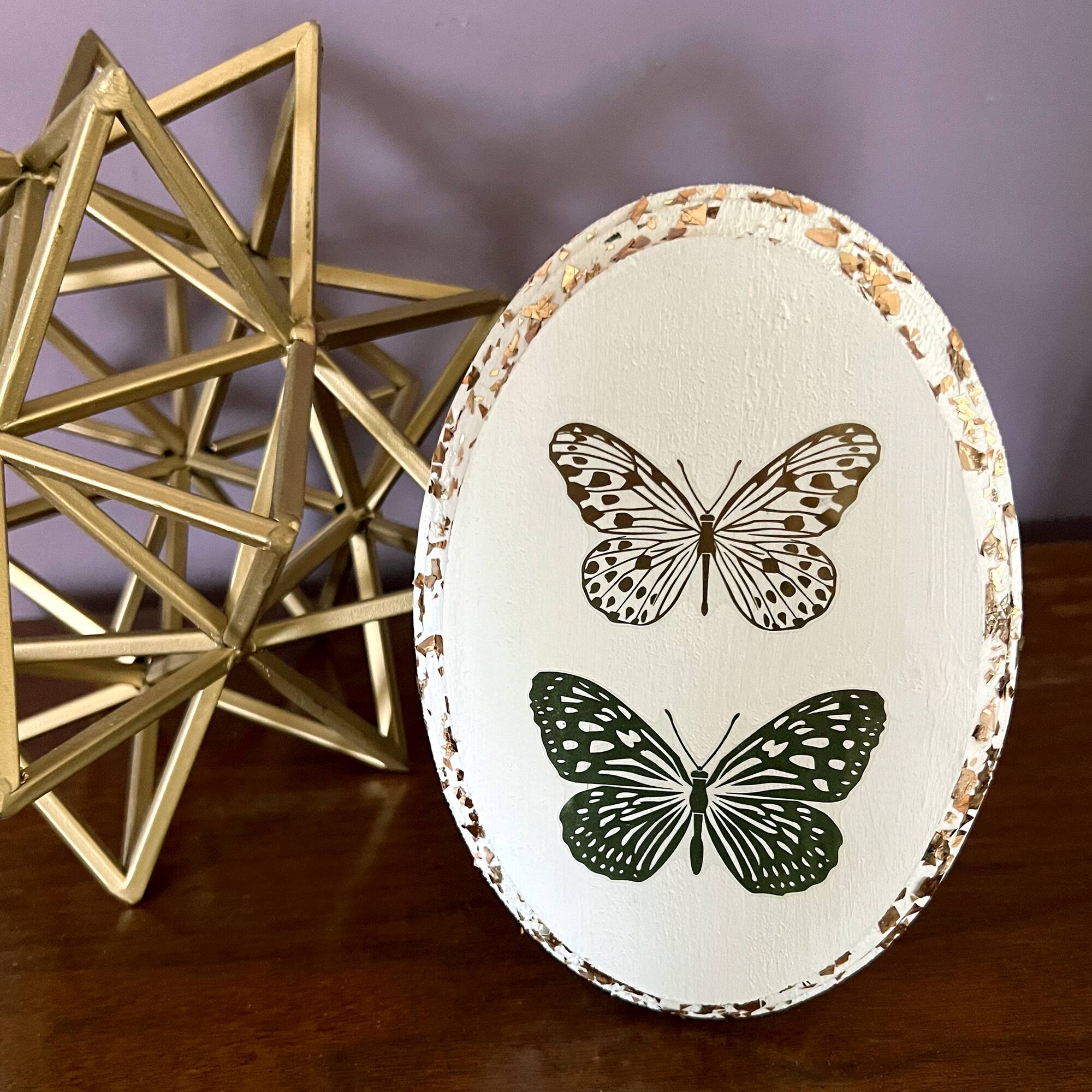 7" Unfinished Pinewood Oval Plaque by Make Market®